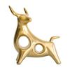 Nordic Ceramic Cattle Bull Sculpture Animal Status Ornament Home Table Decor