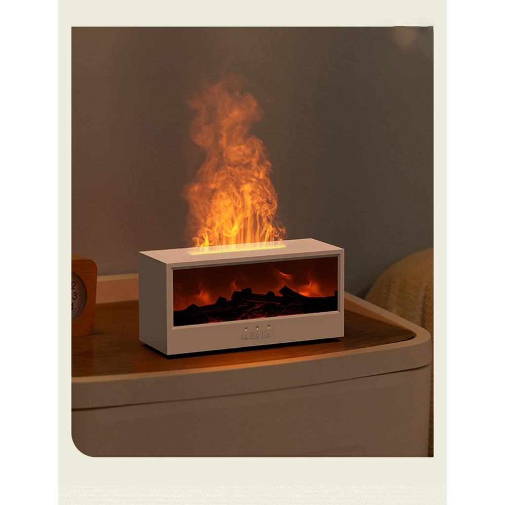 Ретро камин ароматерапевтический аппарат красочный таймер пульт дистанционного управления имитация 3D пламени ультразвуковой аппарат ароматерапии с эфирными маслами