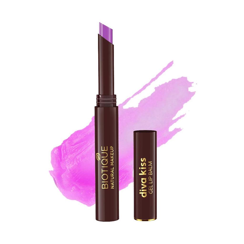 Gel Lip Balm Mulberry Cocktail (2 G), Diva Kiss Gel Lip Balm Mulberry Spritzer, Biotique