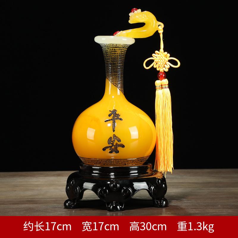 Китайский стиль Lucky Safety Ping An Ruyi ваза из смолы ремесла домашний винный шкаф украшения компания открытие подарки и украшения
