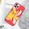 JP35 Pikachu Black Soft Case for Xiaomi Poco X6 X4 M5 M6 F5 F6 C65 C55 C50 C51 C40 Pro Redmi 14C A3X 13C 12C 11T 10A 9C Note 7 6 8A Plus