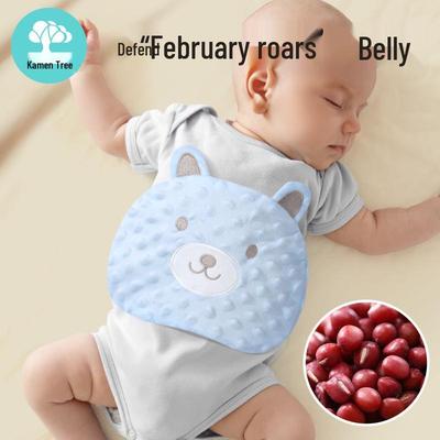 Подушка для новорожденных от колик с согревающей грелкой с красной фасолью