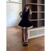 Summer Black Little Black Dress Casual Super Fire Dress Women's Summer Small Skirt Dress Dress