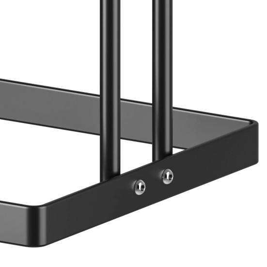 Вешалка-органайзер с матовой отделкой, отдельно стоящая, железная, большой емкости, вешалка для хранения одежды для взрослых и детей