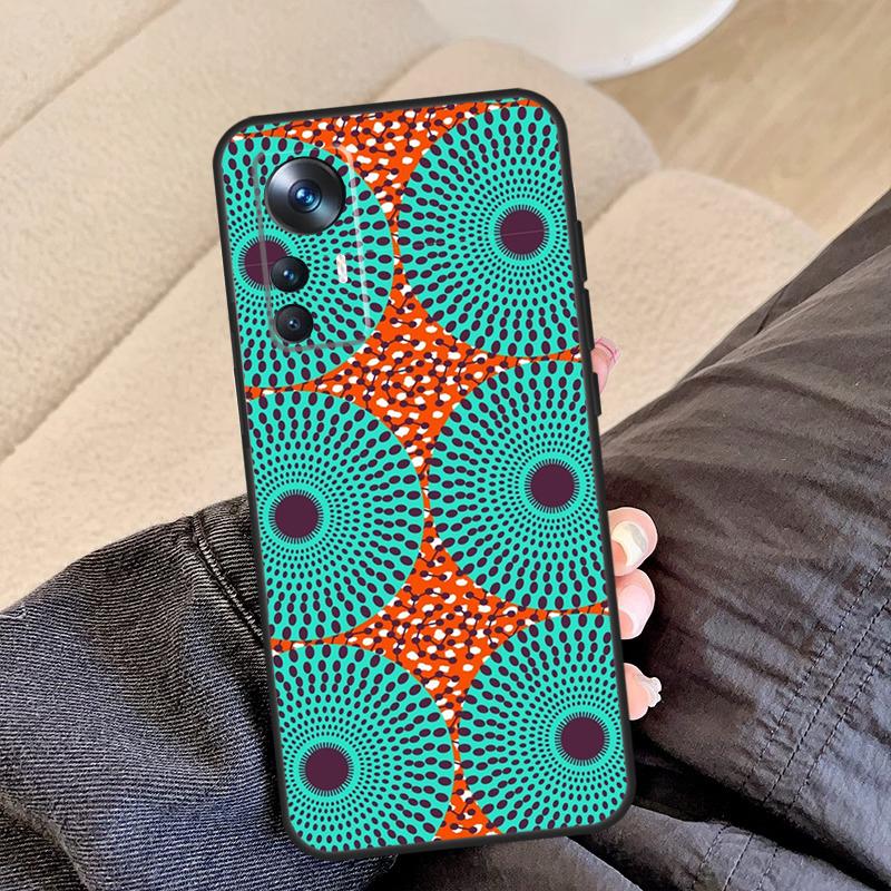 African Wax Print For Xiaomi POCO C65 F5 X5 X4 X3 Pro F3 F4 M5s Mi 14 13 Pro 11T 12T 13T 12 Lite Phone Case
