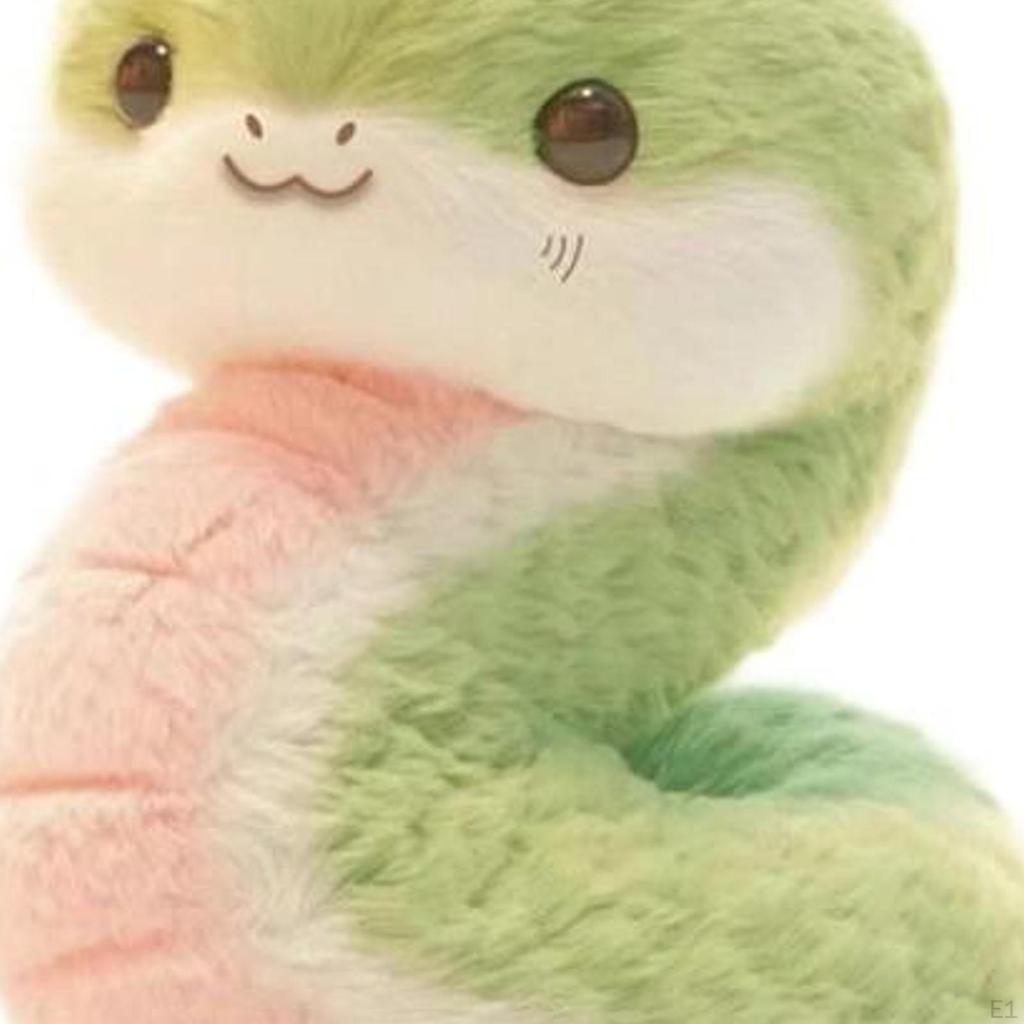 Мультяшная мягкая игрушка змея украшения для дивана украшение для спальни плюшевое животное обнимашки