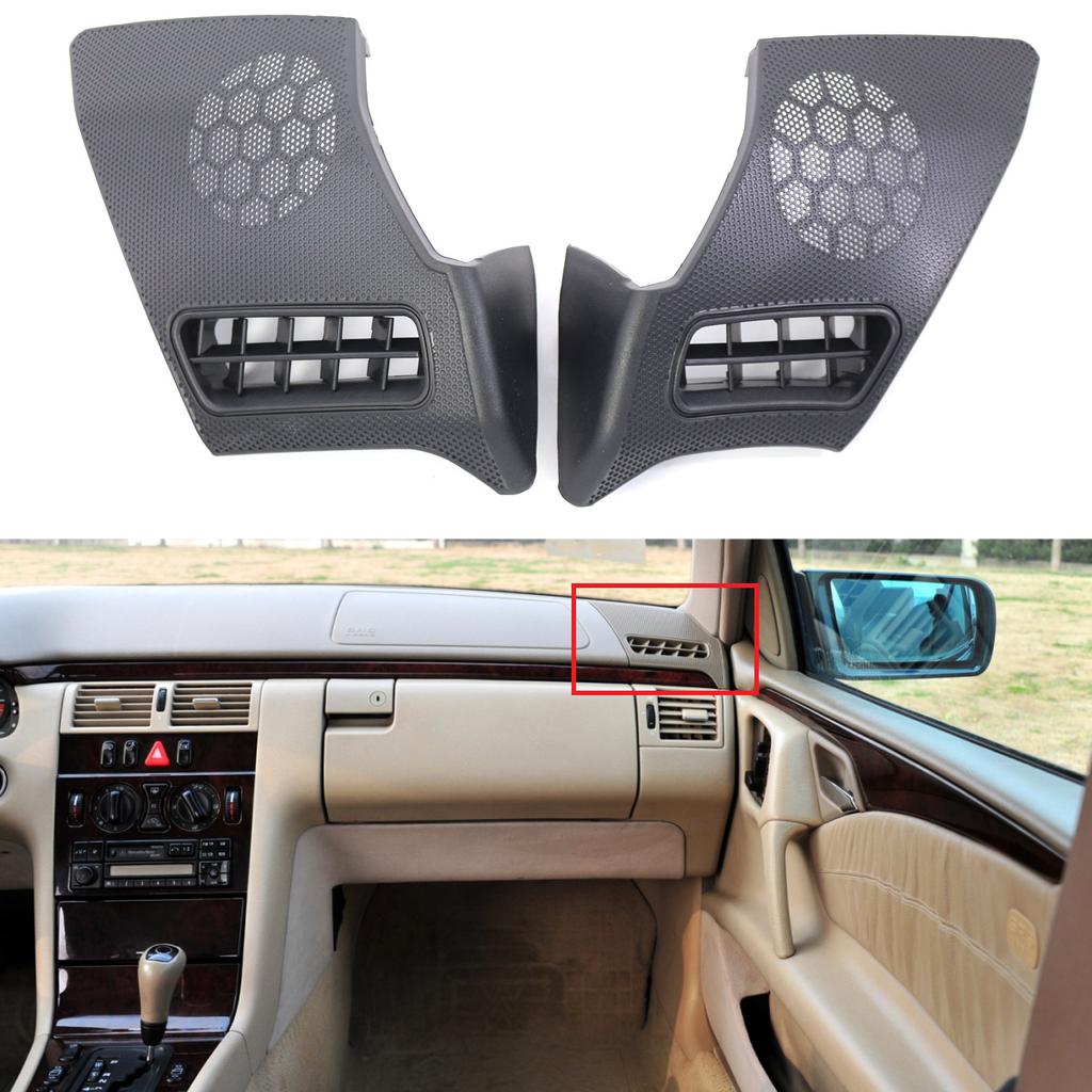 Car Dash Board Side Air Vent Speaker Grill Horn Covers For Mercedes Benz W210 E-CLASS E320 E430 1996-2002 A2106800539