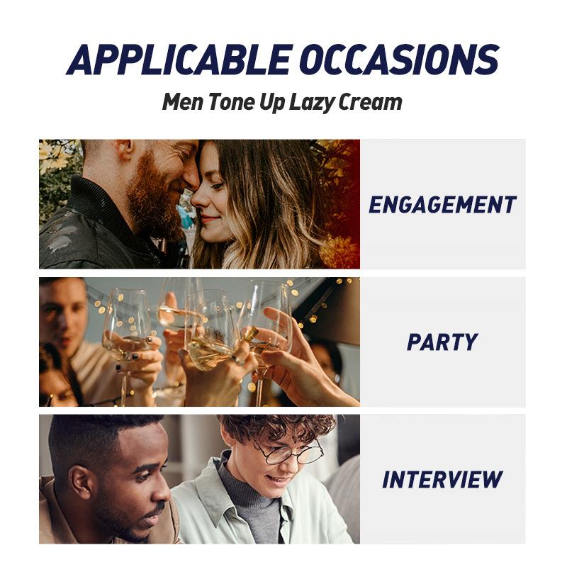 Lycra Men's Nourishing Hydration Moisturising Whitening Lazy Face Cream Face Cream