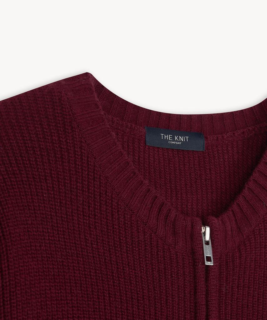 THEKNITCOMPANY Fox Blended Zip-Up Cardigan 3 Colors