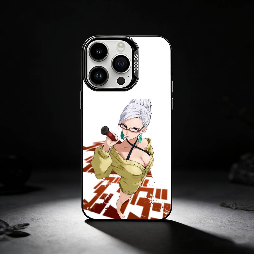 Чехол для телефона Seiko Ayase D-DandadanS для iPhone 17,16,15,14,13,12,11 Plus,Pro Max,XS,Цветной серебристый чехол для телефона