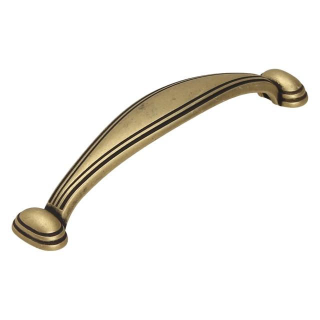 UR10 handle, patina on brass, 96mm