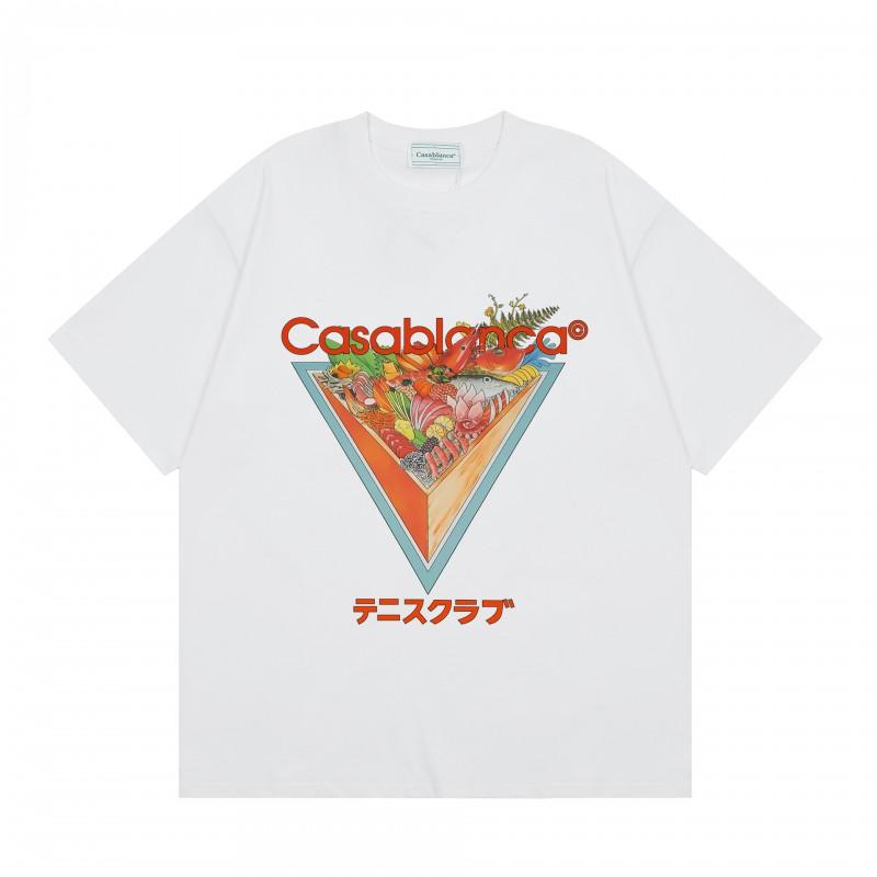 2026 Unisex Casual Round Neck Short Sleeve T-Shirt Cotton Print Loose Fit Hip Hop Style