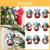 Festive Acrylic Dinosaur Egg Ornaments Perfect For Christmas Tree Decor