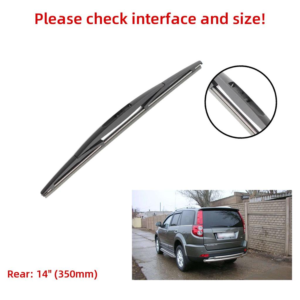 3 шт. щетки стеклоочистителя для Great Wall Hover H3 2006-2015 22 "20" 14" подходят для переднего лобового стекла, щетки для окон, резак, аксессуары