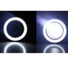 Универсальная пара 3,5-дюймовых COB LED противотуманных фар-проекторов с белыми кольцами ангельских глазок и ДХО