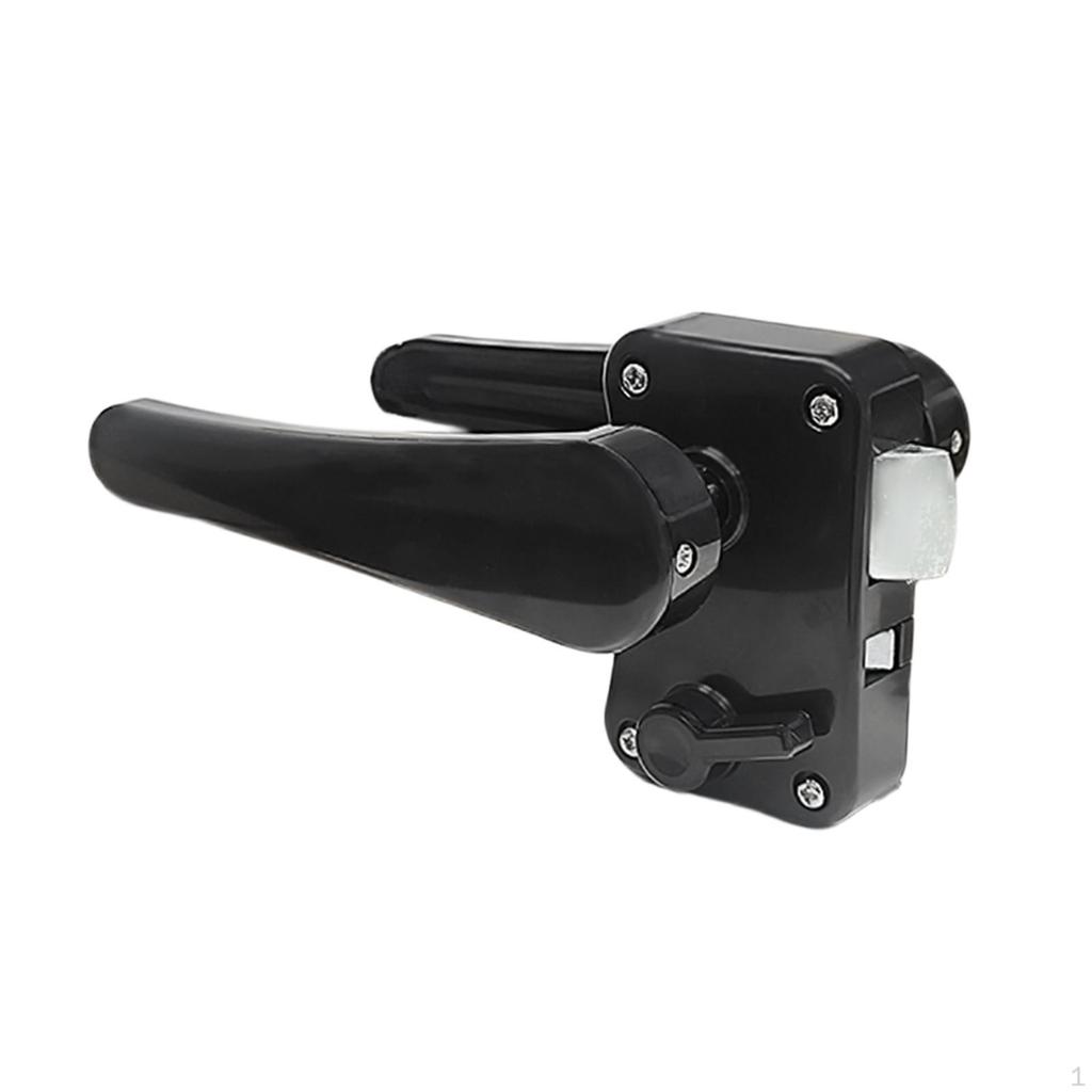 RV Toilet Door Lock Bathroom Metal Furniture Hardware Easy Installation Latch Level for