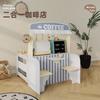 New Double-sided Coffee Shop Toys Mini Simulation Children Play House Suit Wooden Desktop Kitchen Gift