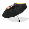 1PC Mr. Bean Automatic Folding Umbrella - Compact 8-Rib Design, Durable Plastic & Iron, Daily Use F010638