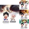 Очаровательная фигурка-сюрприз Милый Луффи в стильной одежде Коллекционный ПВХ