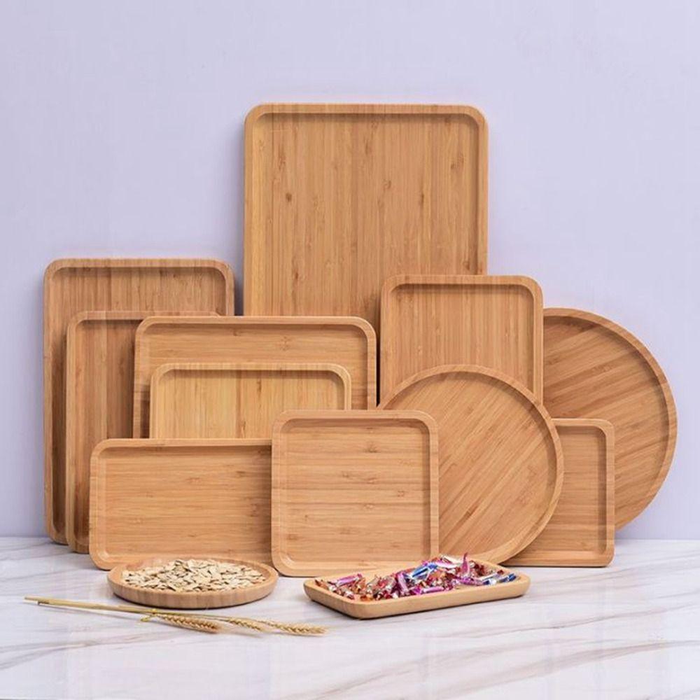 Storage Pallet Round Fruit Plate Tableware Dessert Dinner Plate Serving Tray Tea Tray Candy Holder