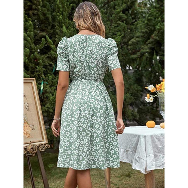 | A-Line Knee-Length Dress | Midi Western Dress for Women| Short Dress