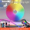 5V RGB Bluetooth Светодиодная Неоновая Лента - USB, Гибкая, Полноцветная, Водонепроницаемая, DIY Освещение Атмосферы
