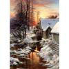 Diy Snow Scenic 5D Diamond Painting Full Round Drill Landscape Winter Diamond Embroidery Mosaic Cross Stitch Home Decor Gift