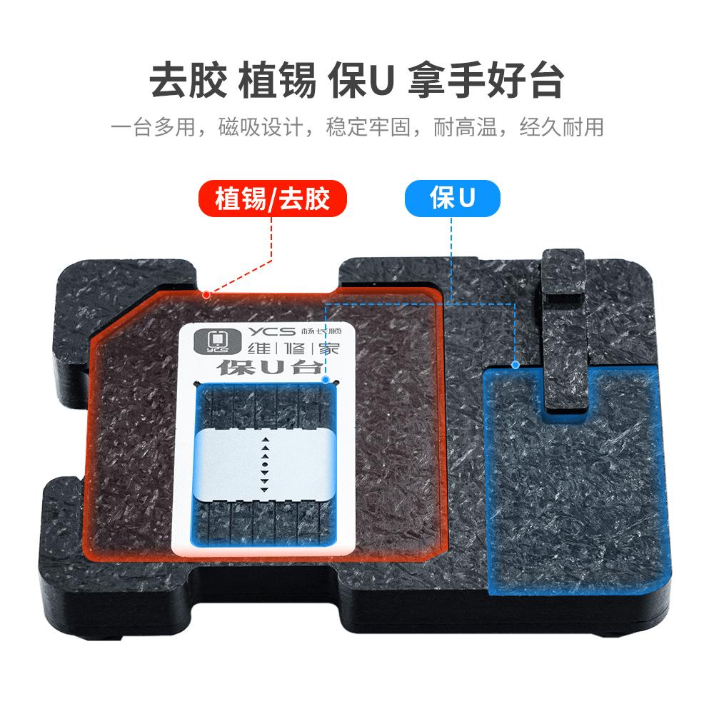 BGA трафарет YCS для iPhone 6-15 Pro Max CPU A8/A9/A10/A11/A12/A13/A14/A15/A16/A17 Трафарет для реболлинга BGA Платформа для нанесения припоя