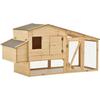 VidaXL Chicken Coop Solid Pine Wood 178x67x92 Cm