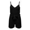 Женский комбинезон с V-образным вырезом, регулируемыми бретелями и простым поясом JDY