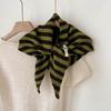 Warm Triangular Scarf Knitted Wool Scarves Korean Neck Protection Scarf  Autumn Winter