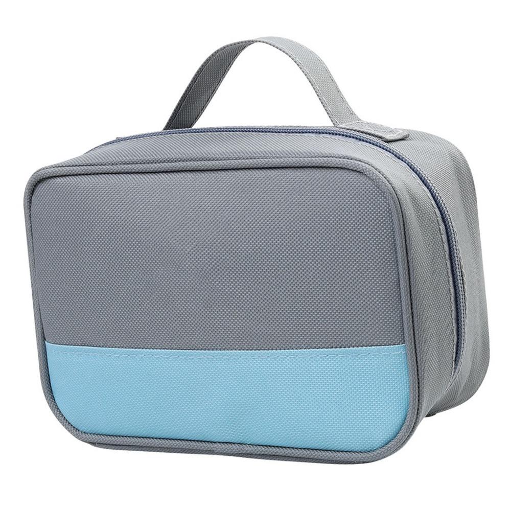 Large Capacity Medicine Pouch Zipper Handle Medicine Organizer First Aid Bag Travel Home