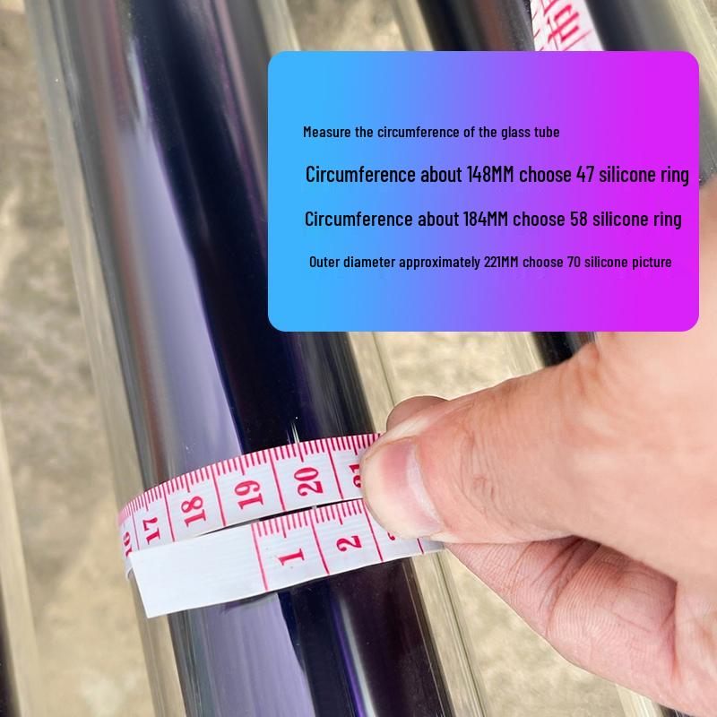Силиконовое уплотнительное кольцо для солнечного водонагревателя, набор для 47 и 58 вакуумных трубок и 70-литрового бака - Герметичные аксессуары