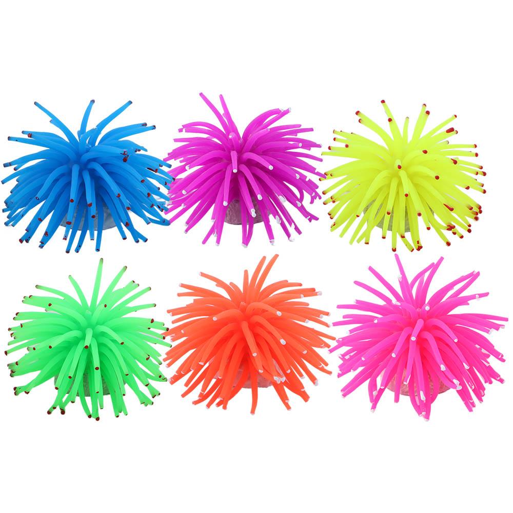 Пластиковый аквариумный орнамент, подводный коралловый силикон, искусственная коралловая рыба, силиконовый завод