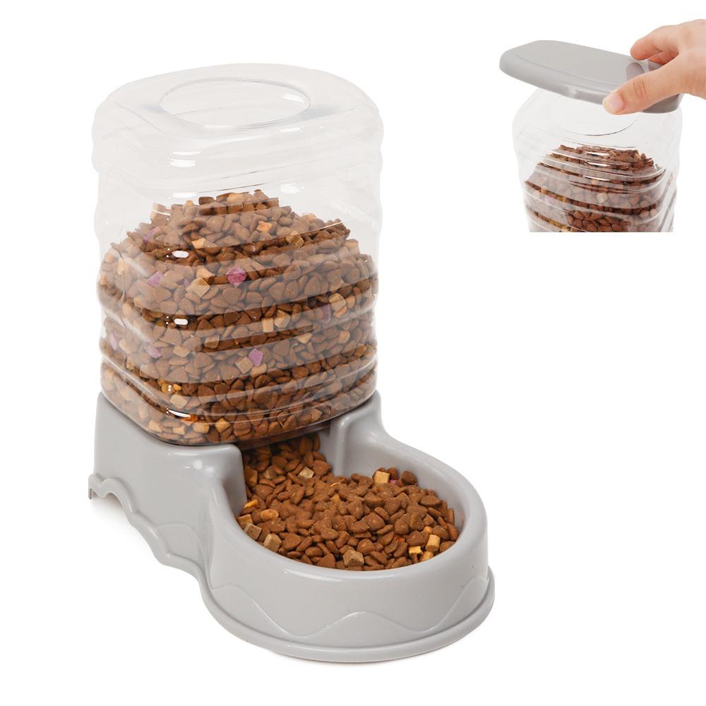 Large Capacity Cat Feeding Pet Supplies Corner Dog Bowl Pet Feeder Dog Food Dispenser Drinking Bowl