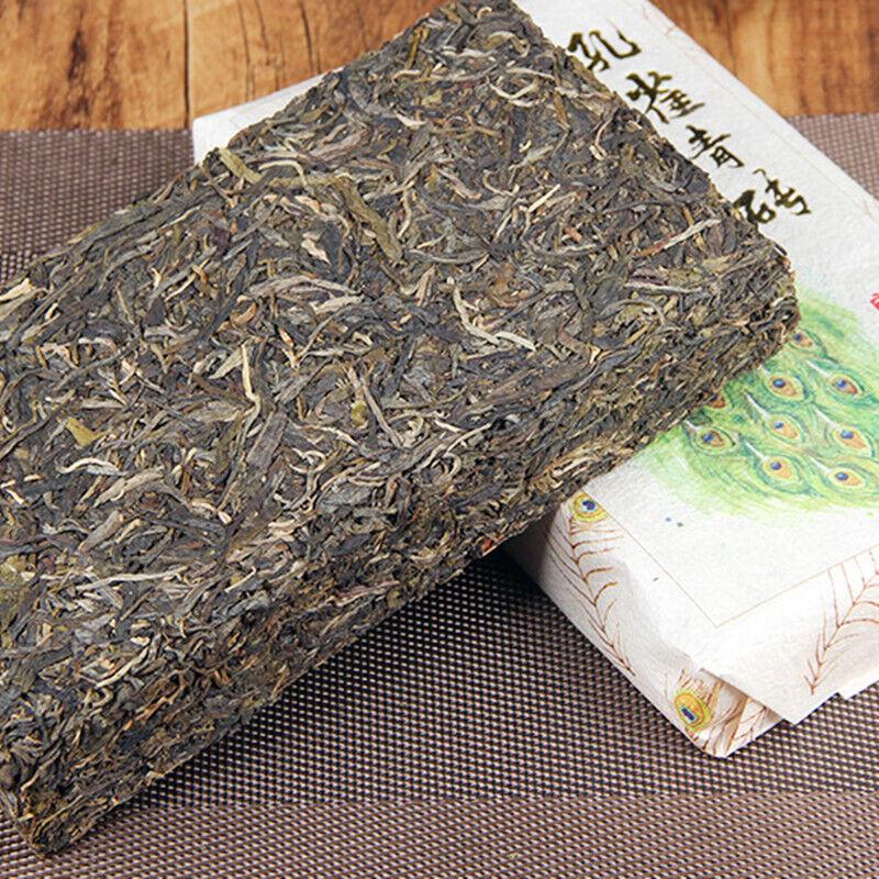 1000 г Иу Старое Дерево Пуэр Сырой чай Кирпич Павлин Юньнань Пуэр Чай Пуэр Зеленый чай