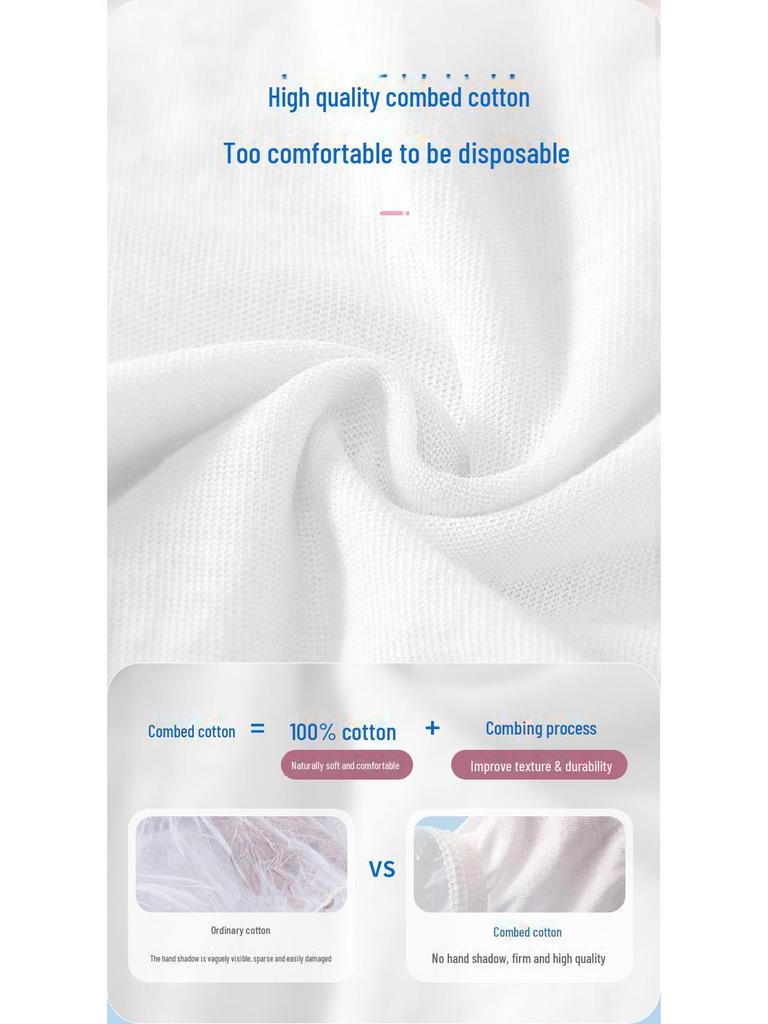 Одноразовое нижнее белье из чистого хлопка Zichu для беременных и путешествий