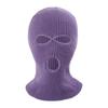Winter Climbing Three-Hole Woolen Balaclava - Full Face Windproof Mask for Outdoor Cycling