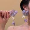 Серьги-гвоздики с кисточками «Девушка-гуава Лесная фея»: Элегантный, Легкий, Стиль высокого класса