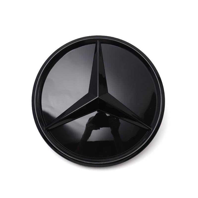 1pcs 3D Car Front Grille Emblem Star Badge Logo Mirror For Mercedes Benz W205 W204 W253 W213 W206 W166 gle glc ss1