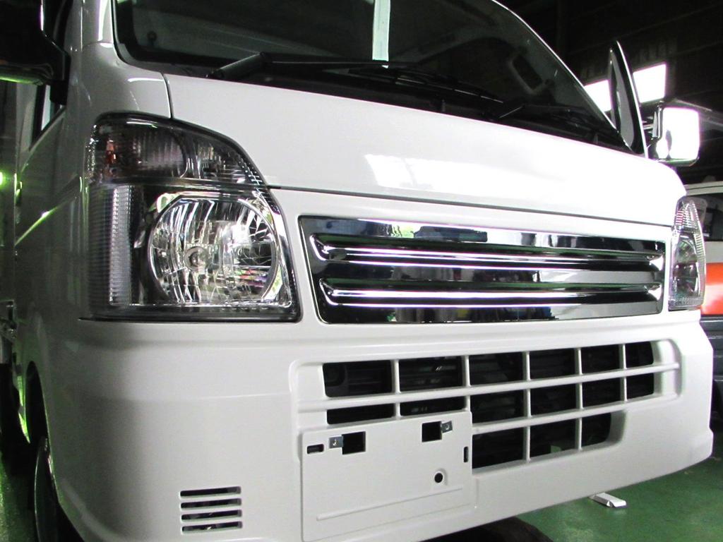 BRIGHTZ Chrome Front Grille Cover for Toyota Carry Truck DA16T Compatible with DA and 16 Carry Trucks [GRI-COV-L-021] DA16, A16, (Part Number 21662)