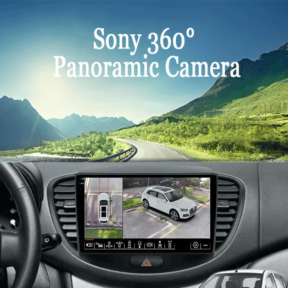 Автомагнитола Android 14 Carplay Auto Для Hyundai I10 2007 - 2013 GPS Регистратор Мультимедийный видеоплеер 4G+WiFi DSP