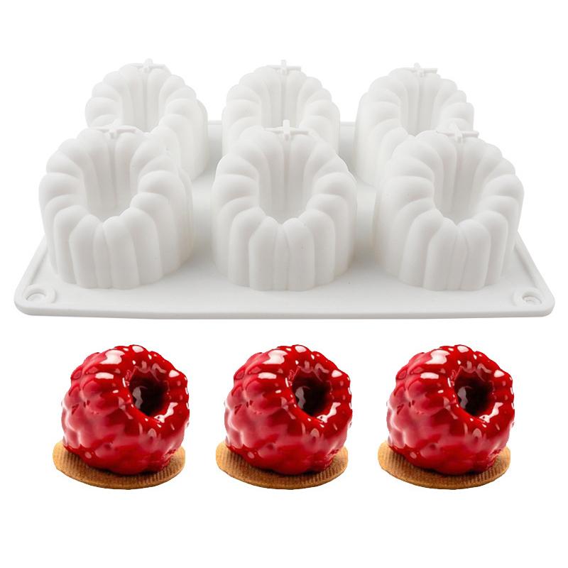 Silicone Fruit Series Mold Non Stick Surface Perfect For Baking Mousse Jelly Chocolate Diy Dessert Making