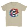 Yin Yang Koi Fish Tshirt Beach Y2k Funny Tshirts Cotton Hip Hop Tshirt For Unisex Shortsleeve Casual Tees