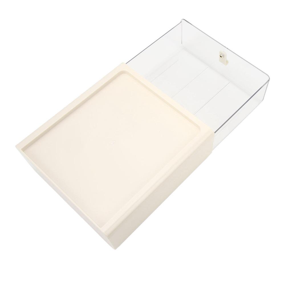 Transparent Material Drawer Storage Box Large Capacity Stackable Storage Bins Home