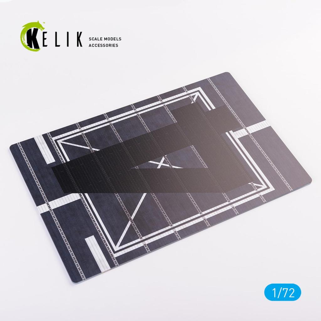 Reskit Американская палуба USS Ranger 1943 года, подставка для демонстрации 280 x 180 мм, RSKKS72056 1/72 CV-4