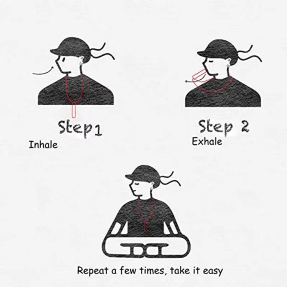 Meditation Tool Mindfulness Pendant Regulating Breathing Meditation Necklace  Women Men