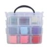 Embroidery Thread ThreeLayer Box 150Color Plastic Board Sewing Thread for Sewing Craft Products