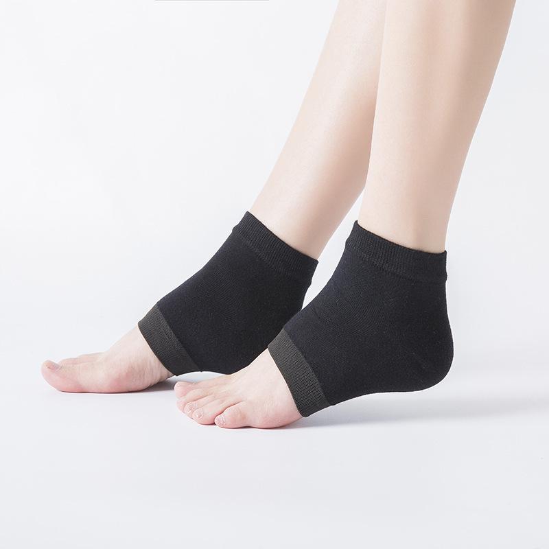 Silicone Anti-Crack Heel Socks for Men & Women - Protective Foot Cover To Prevent Heel Cracking