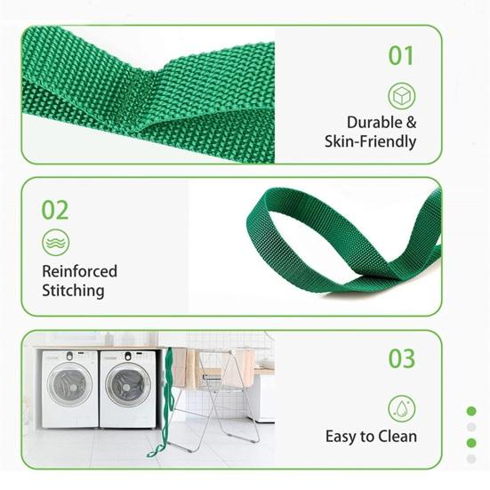 Неэластичный эластичный ремень, износостойкий, с несколькими петлями, растягивающий ремень для физиотерапии, ремень для йоги для мужчин и женщин